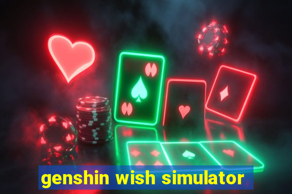 genshin wish simulator